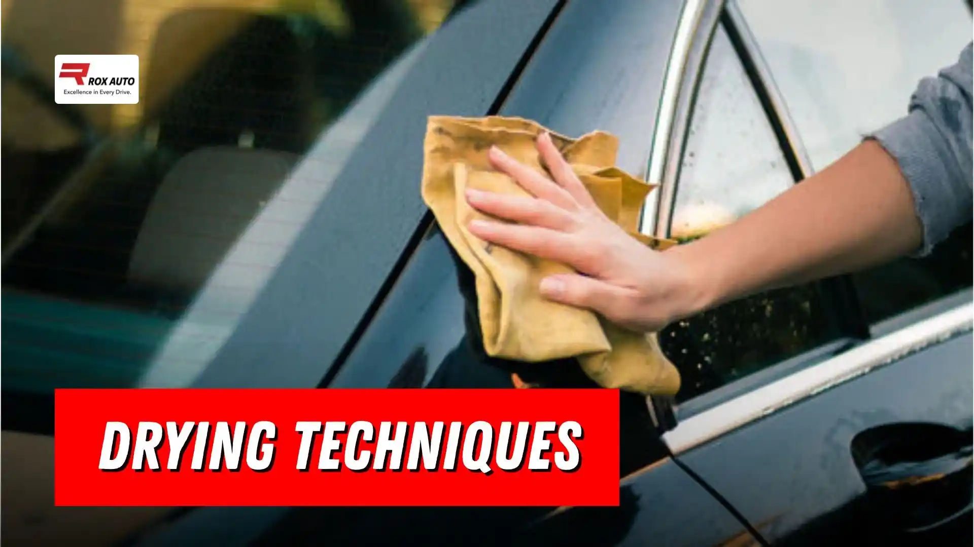 car Safe drying technique