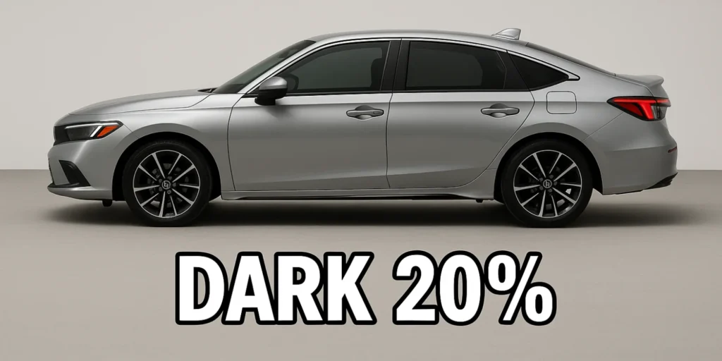 dark 20% tint